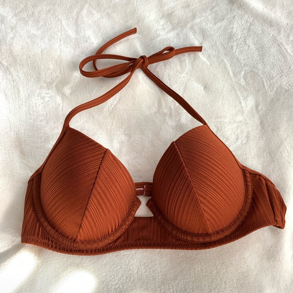 Bronze bikini top